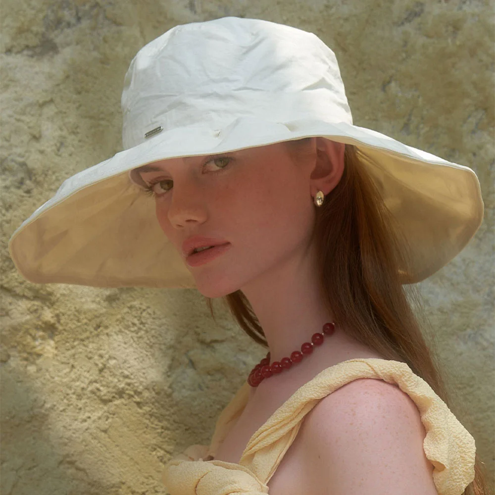 Sunflower Bucket Hat_Ivory (L242MCP050)