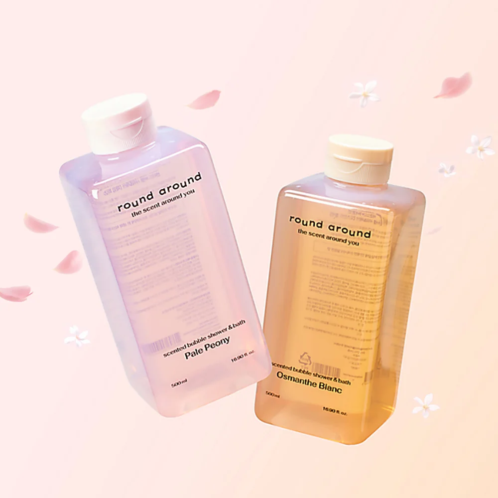 round a'round 香氛 氣泡 沐浴&沐浴 500ml 2款