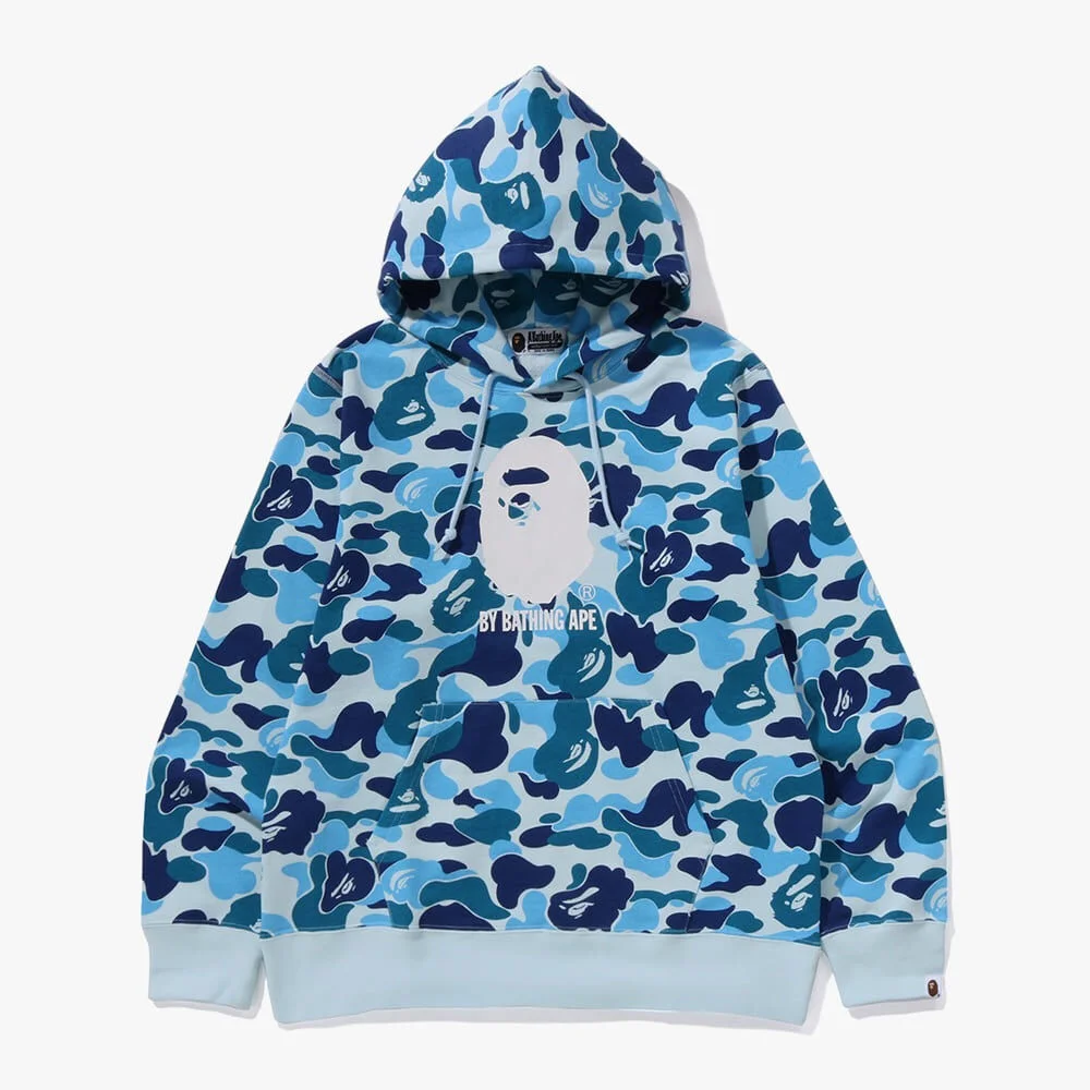 ABC 迷彩 BY BATHING APE 套頭 連帽衫(M) BLUE