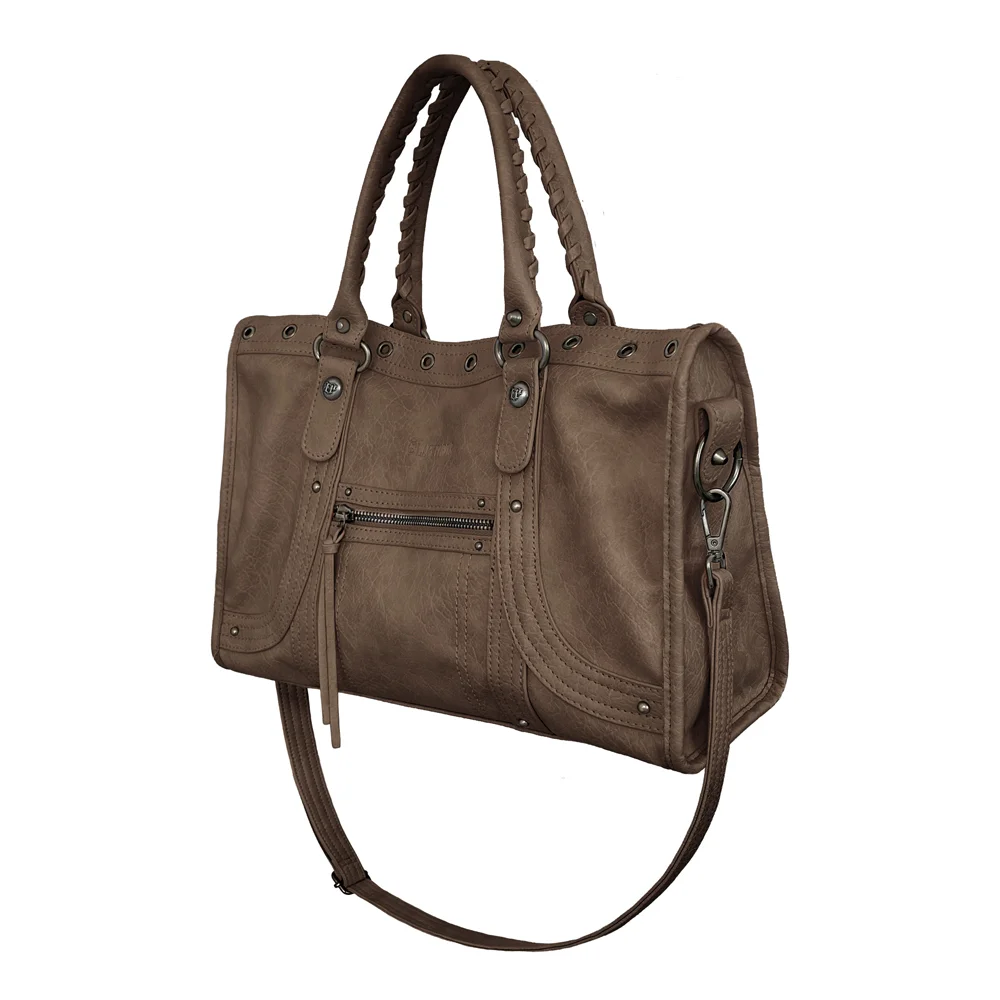 Belton 曲線 托特袋_啡色 Velton Curve Tote Bag_Brown
