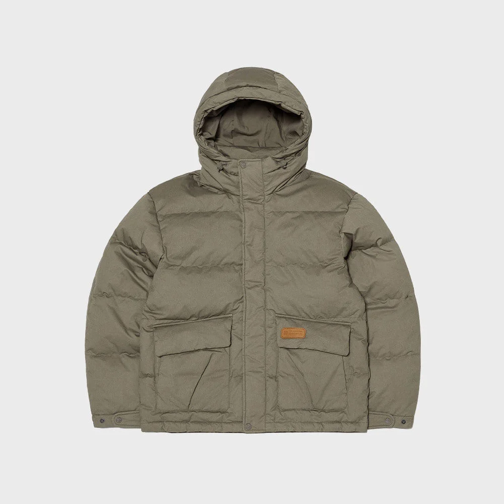 Brownie 中等重量 連帽衫 Down 外套 KHAKI