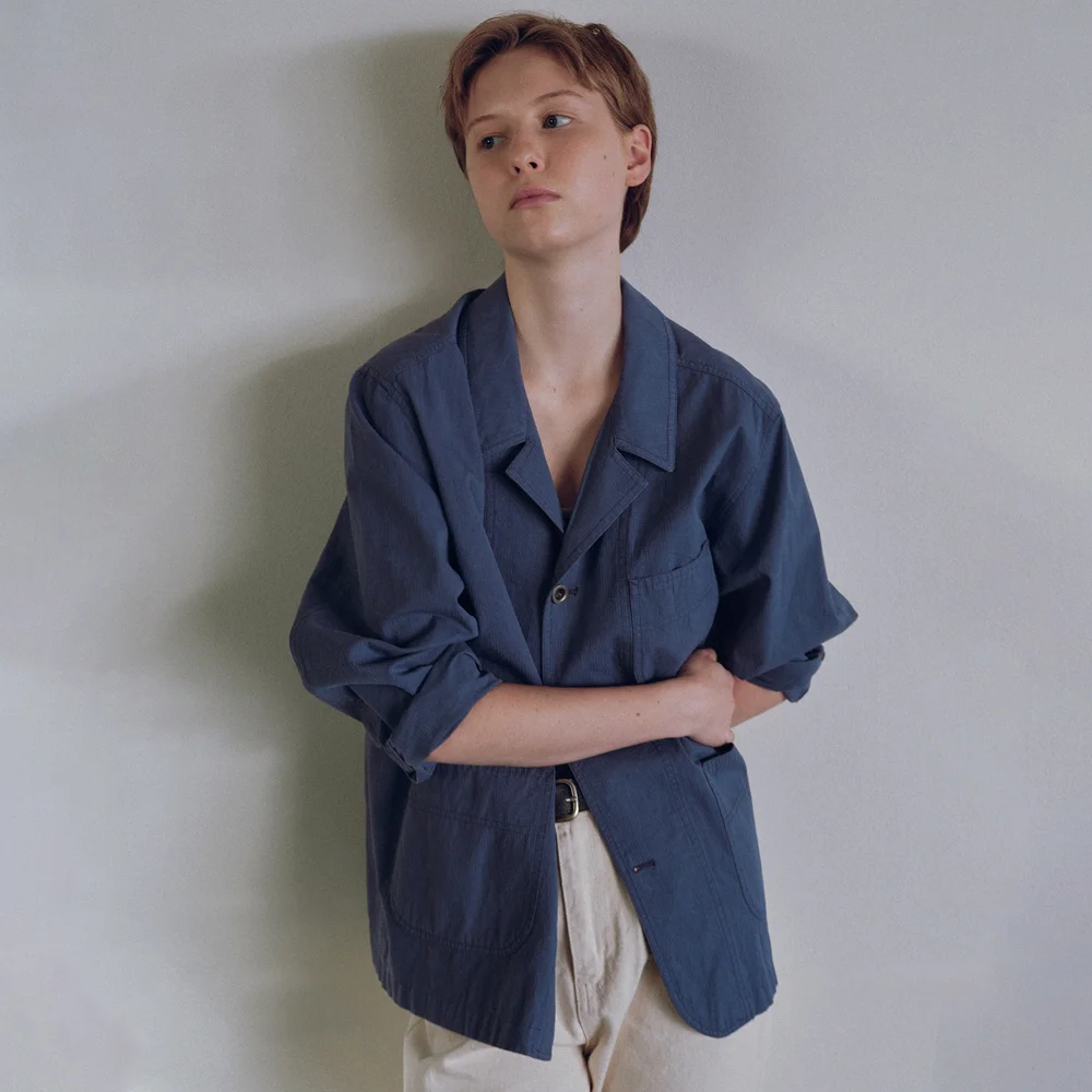 French work jacket (Vintage blue)