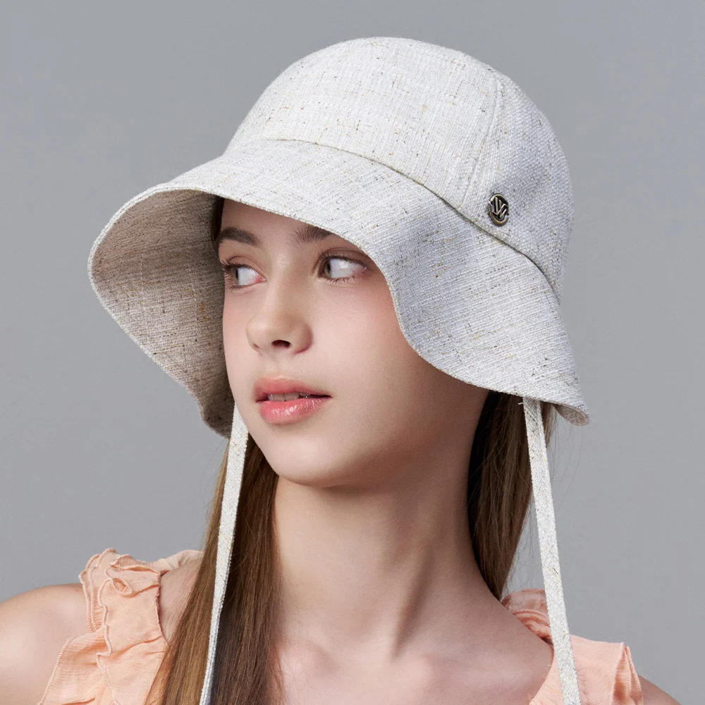 雙色 粗花呢 束繩 Bonnet Hat Sherni (5 colors)