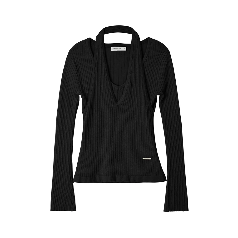 Halter Layer Top (black)
