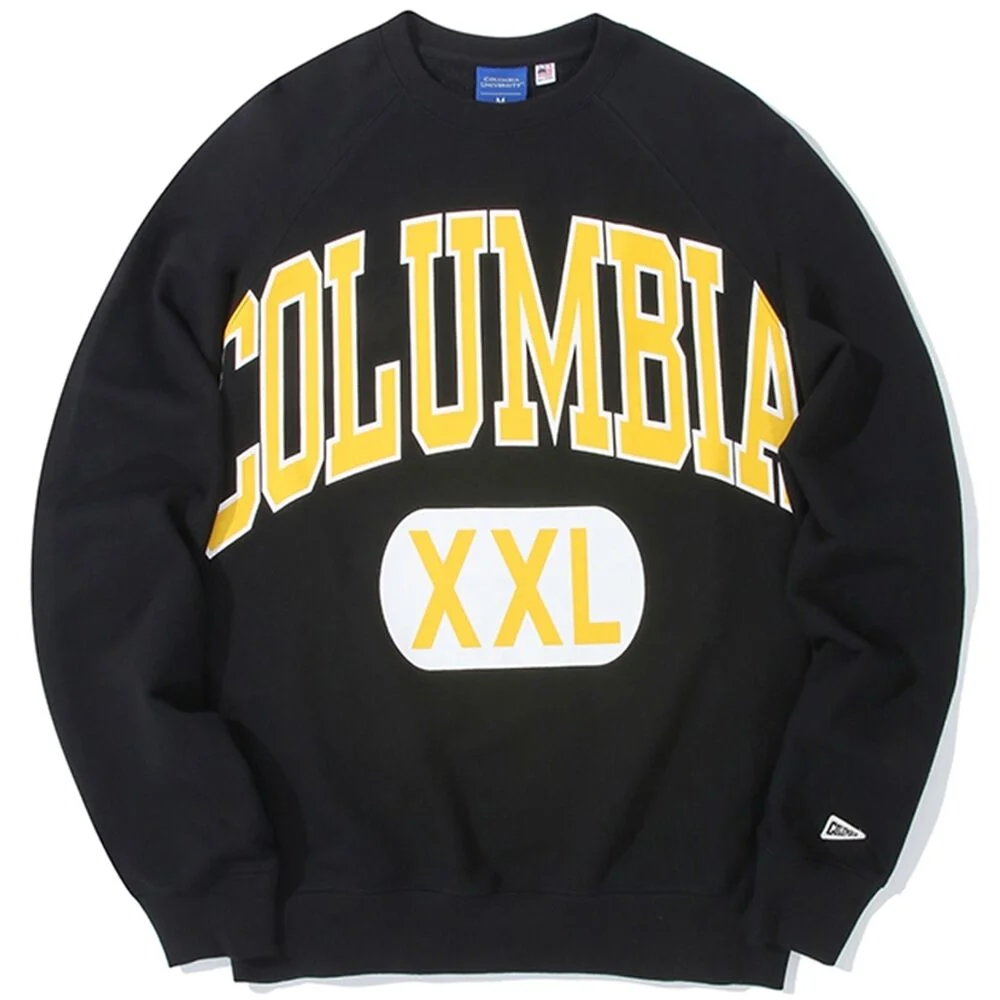 CUT XXL LOGO OVER-FIT TERRY SWEATSHIRTS 黑色