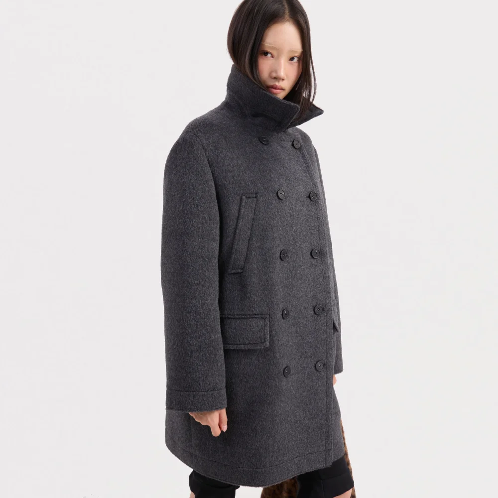 Chouetties by LUCKY CHOUETTE Half Double Coat (melange grey) LACAX25300GYM
