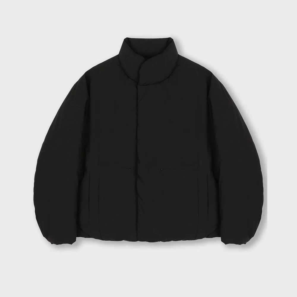 MINIMAL PUFFER DOWN JACKET BLACK