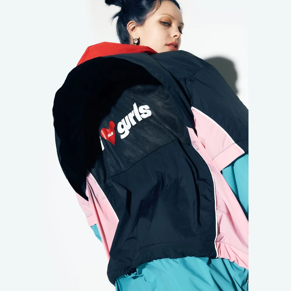 COLOR BLOCK WINDBREAKER NAVY/BLUE