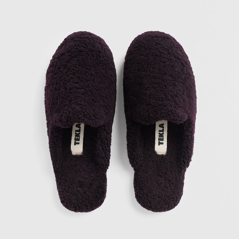 Home Slippers - Wine