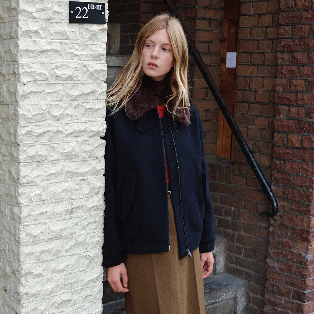 Fur Collar 羊毛 夾克 NEW5WMA32_24