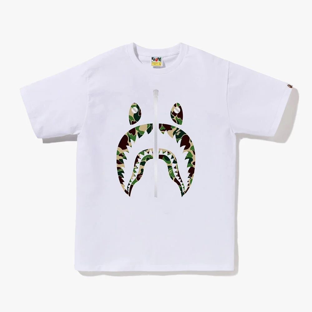 ABC 迷彩 Shark T恤(M) WHITE/GREEN