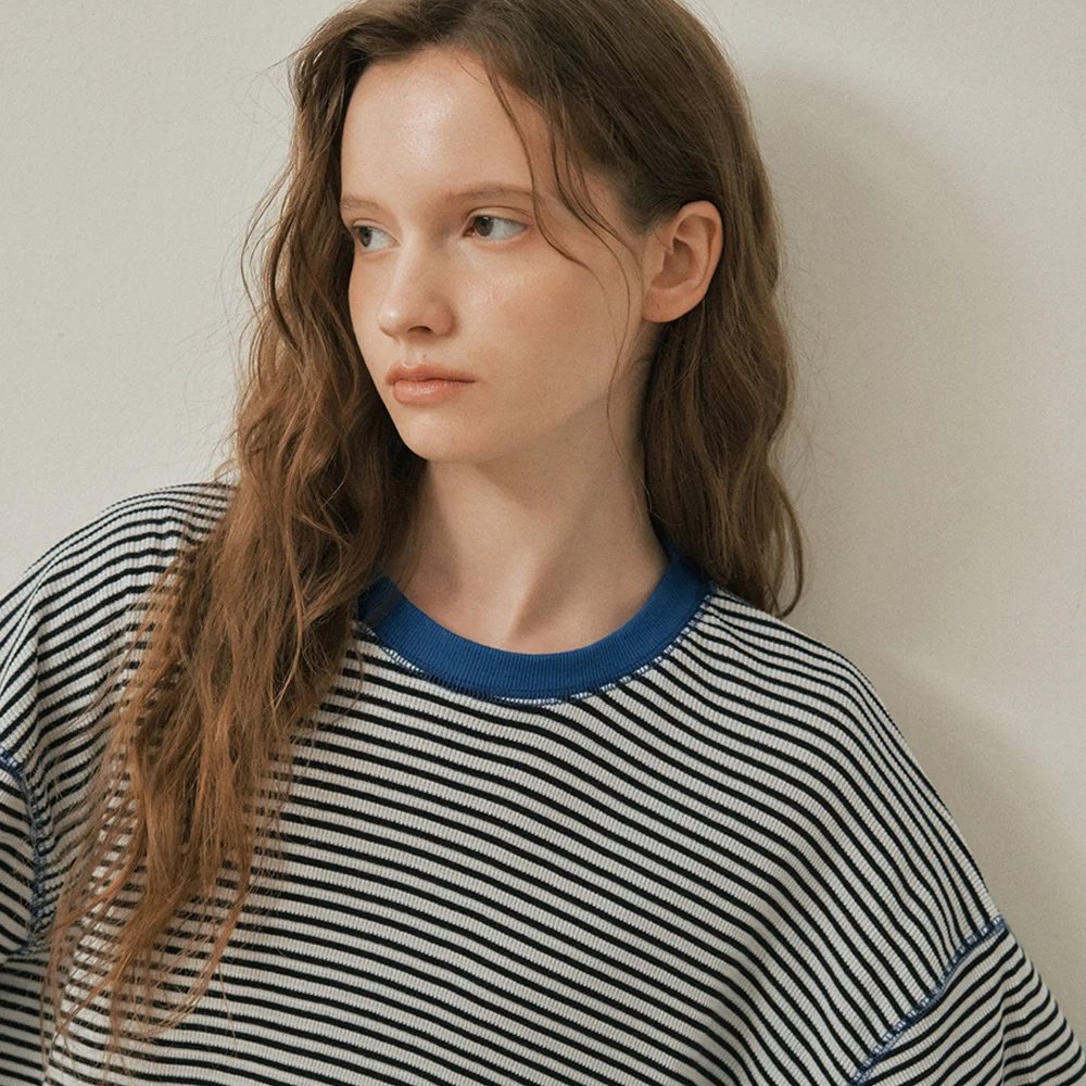 Outstitch Waffle Long Sleeve_BLACK(W25-TP41)