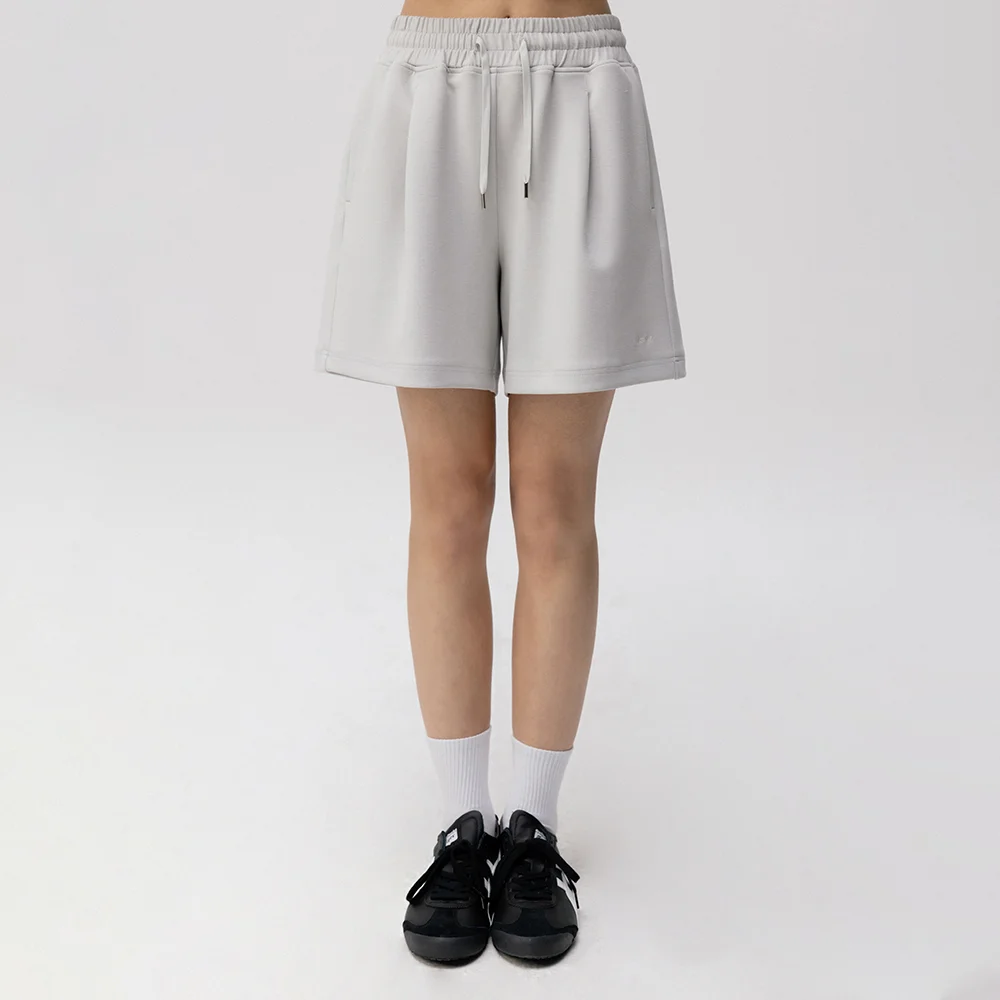 Sporty Short Pants_Women (Light Grey)