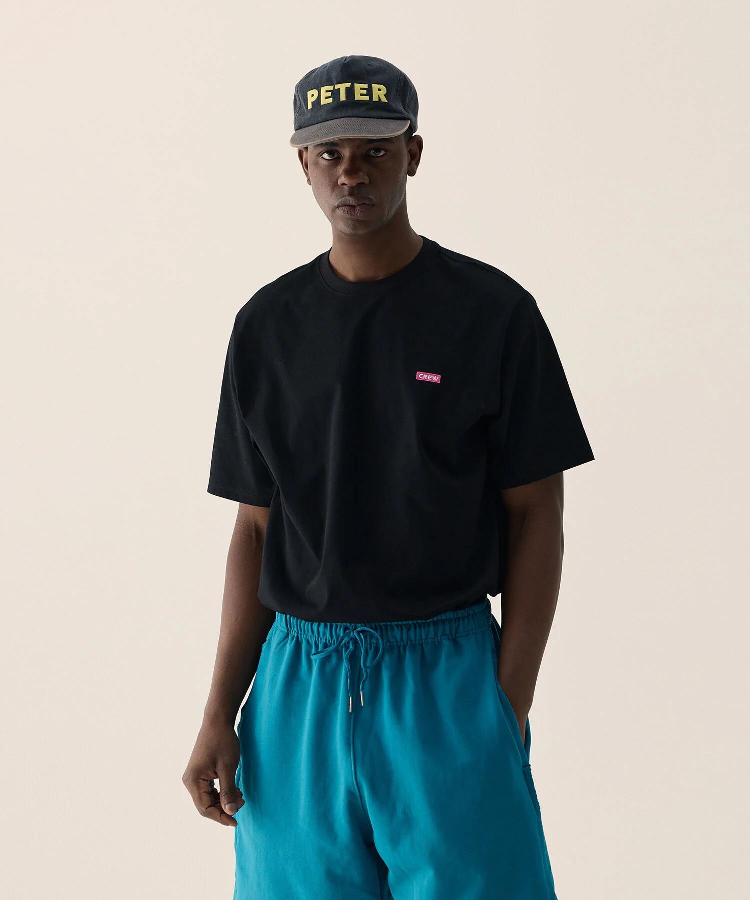 PALM TREE CREW TS BLACK