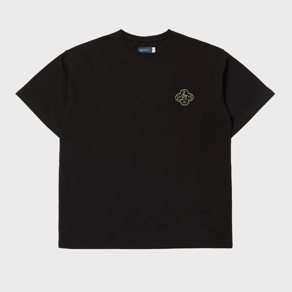 HERITAGE LOGO T-SHIRTS -DEEP BROWN