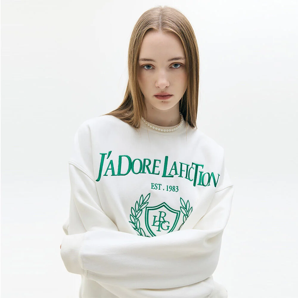 LX JADORE LAFICTION NAPPING SWEATSHIRT(IVORY)