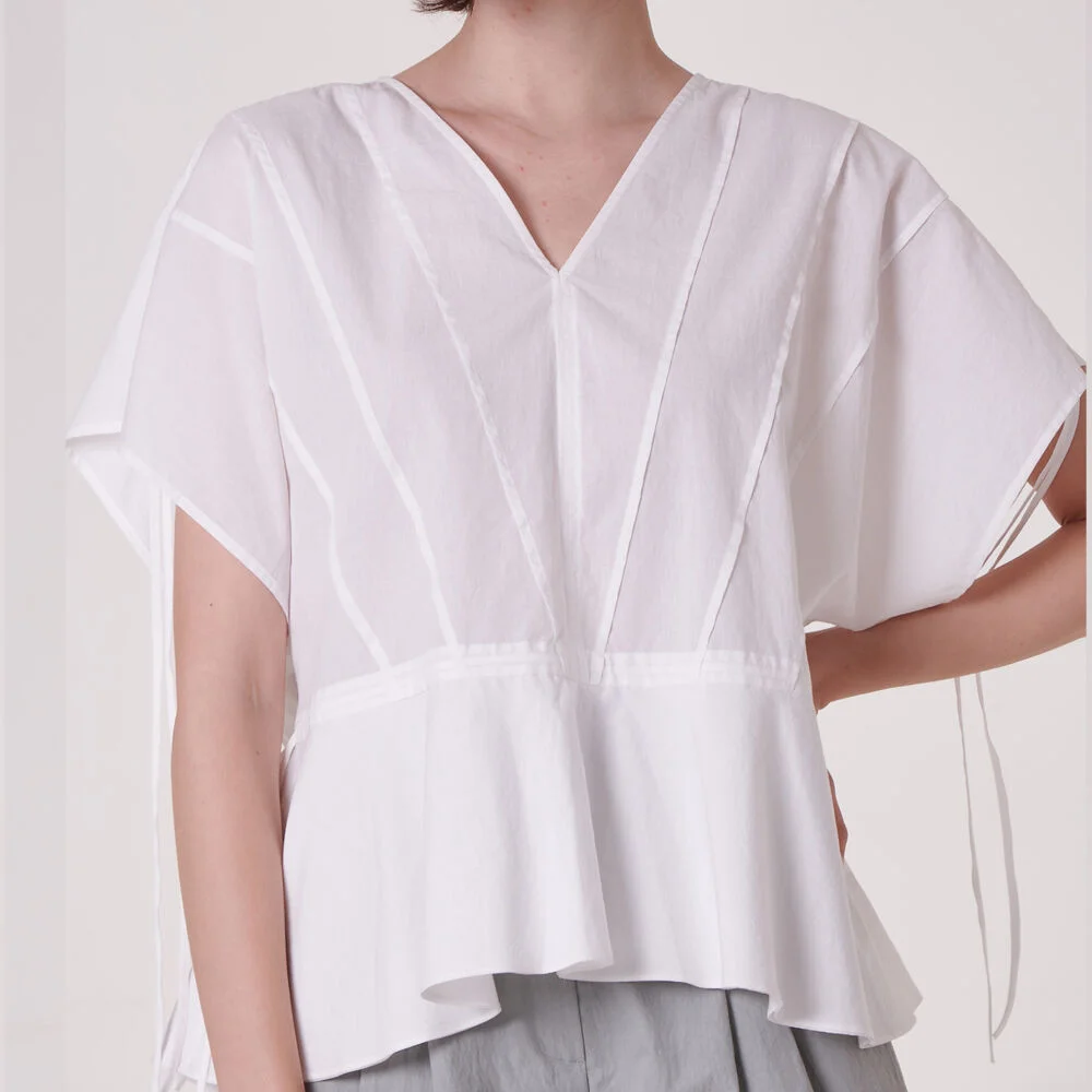 sunset blouse -white-