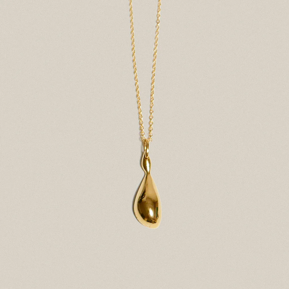 Victorian Mirror Necklace Gold