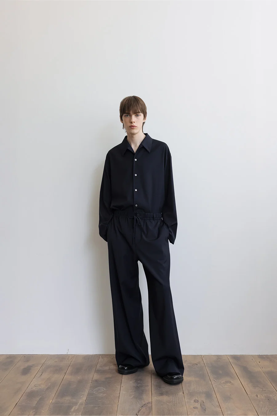 ELASTICIZED WIDE PANTS