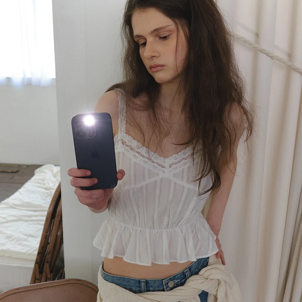 Mayo sleeveless_ivory