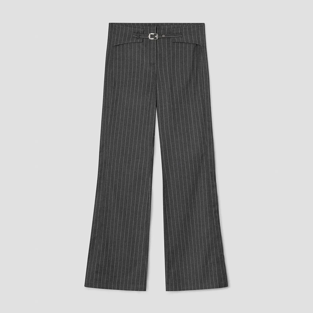 (W) TAILORED NICOLE TROUSERS (GREY)