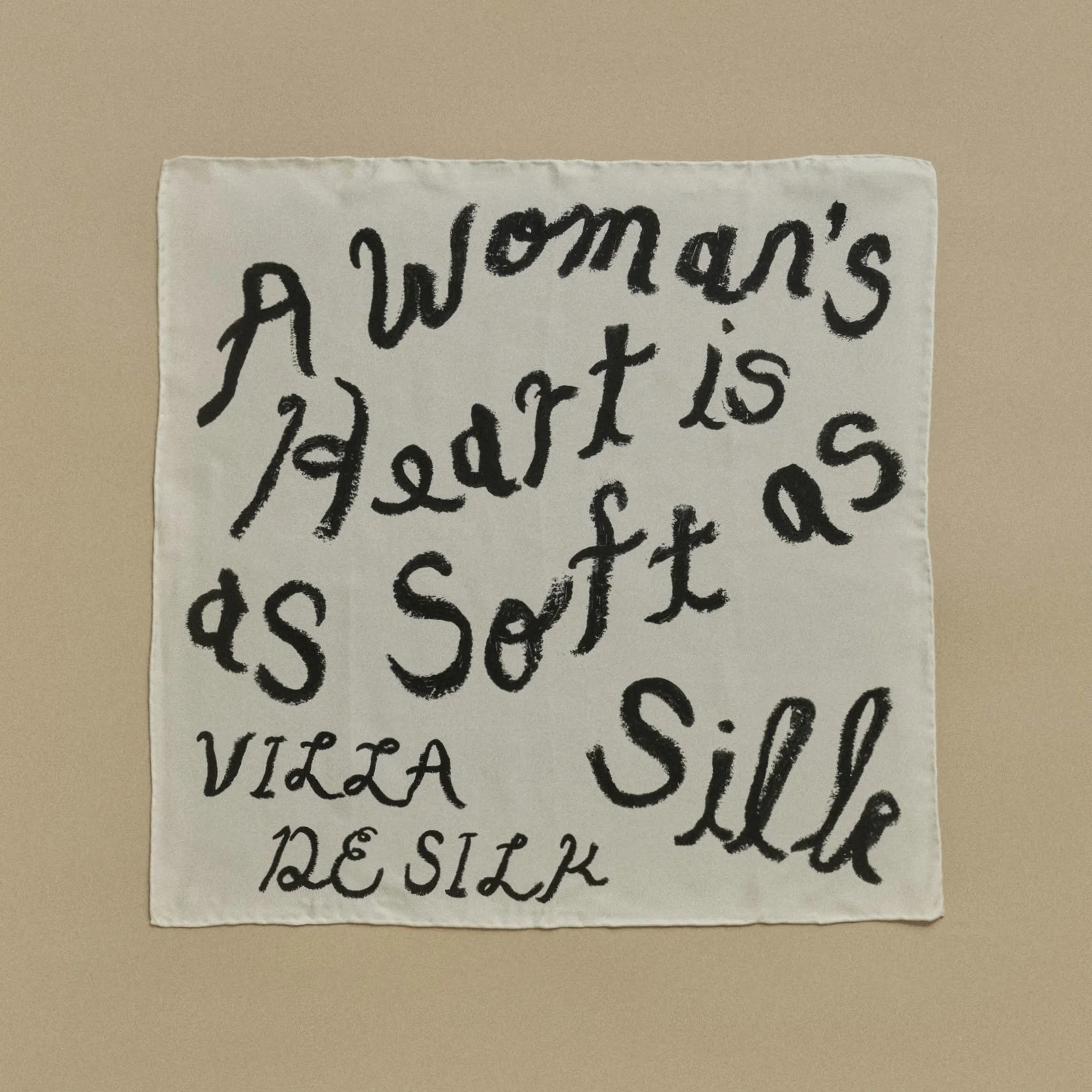 A womans silk scarf (petit) - saki limited edition