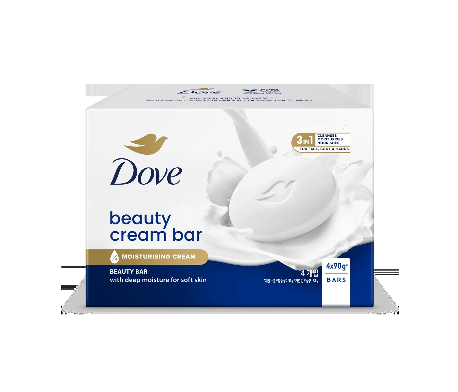 多芬美肌潤膚皂4件裝