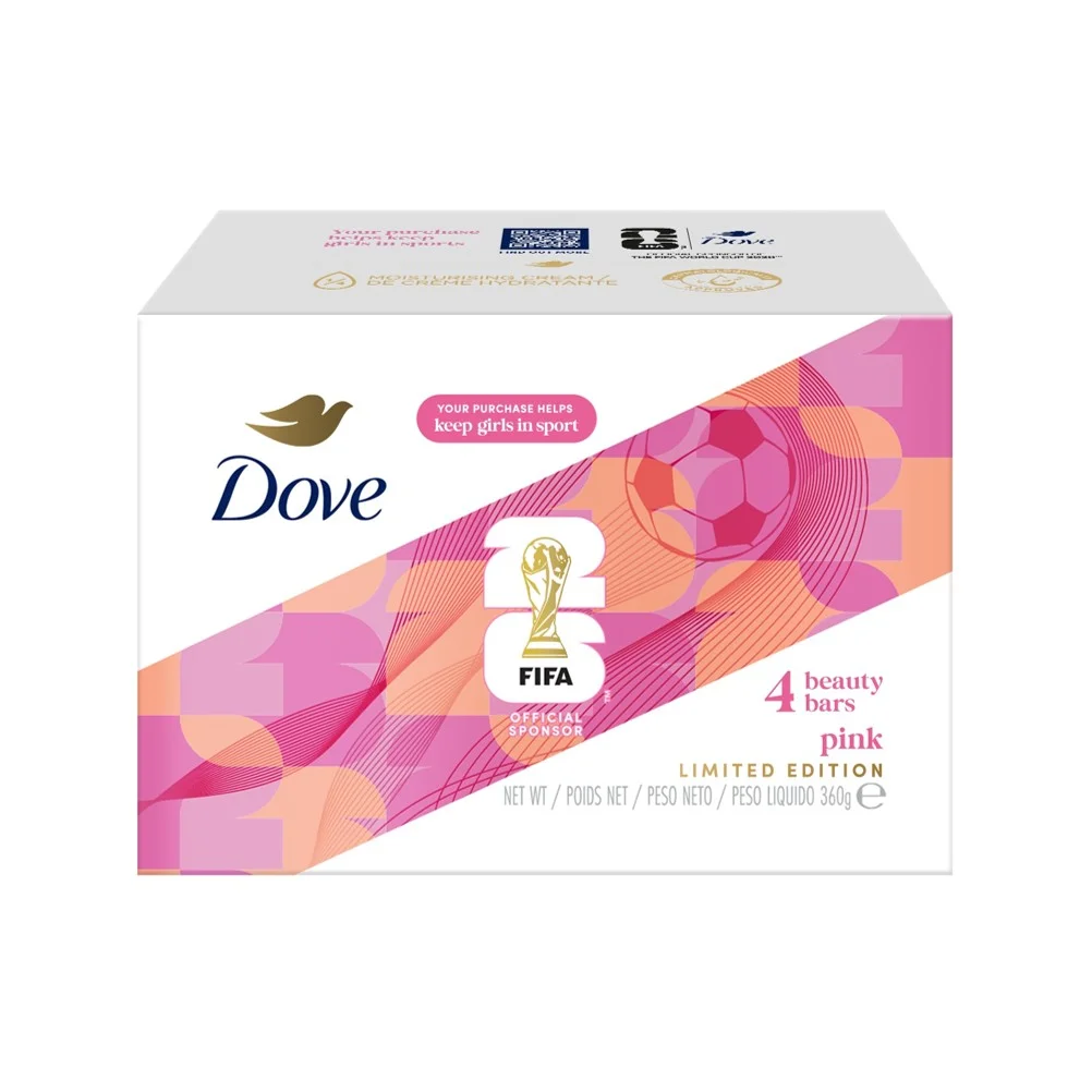 [FIFA系列] 多芬粉紅美肌皂 4件裝