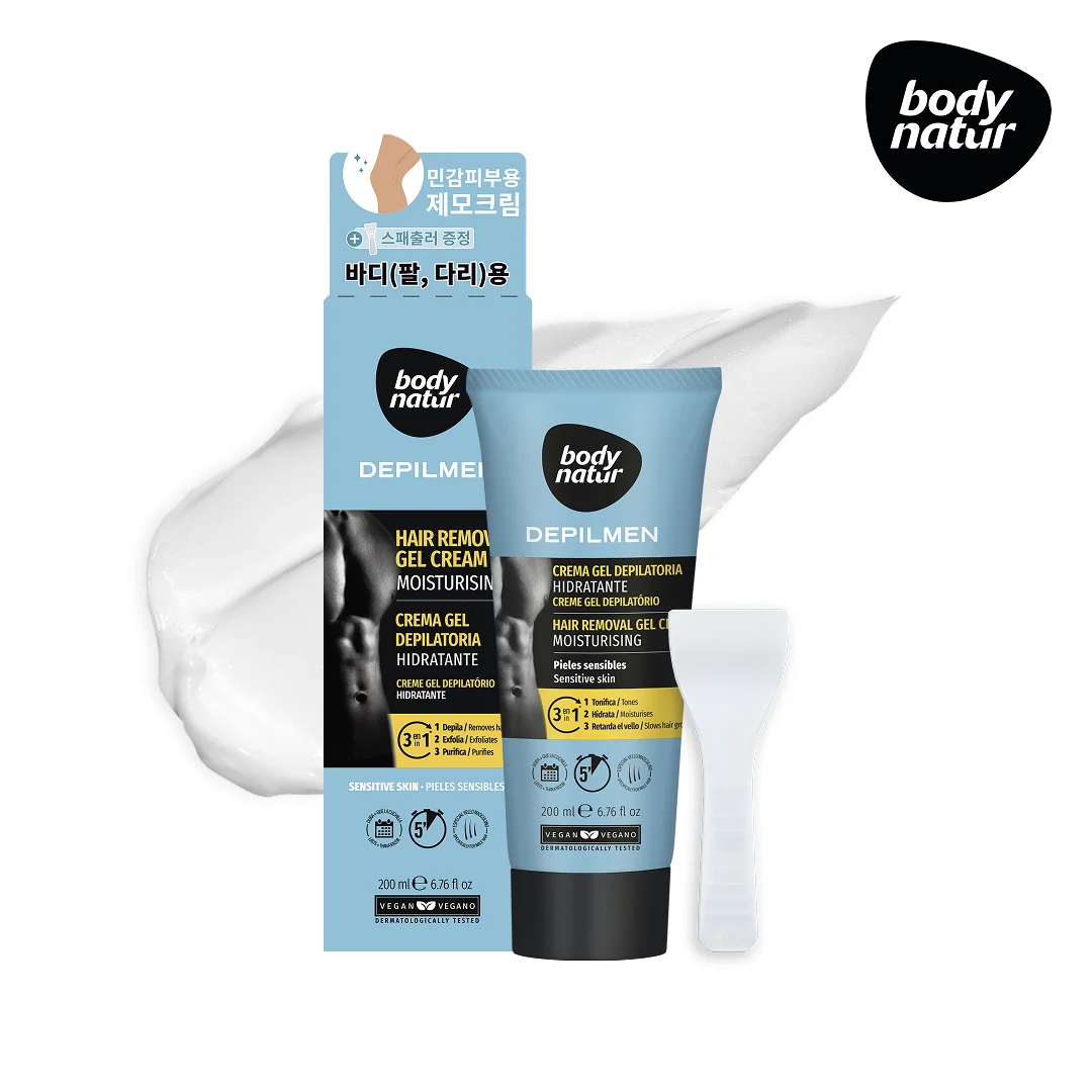 Body Natur 脫毛膏 男士 敏感 爽膚水 200ml