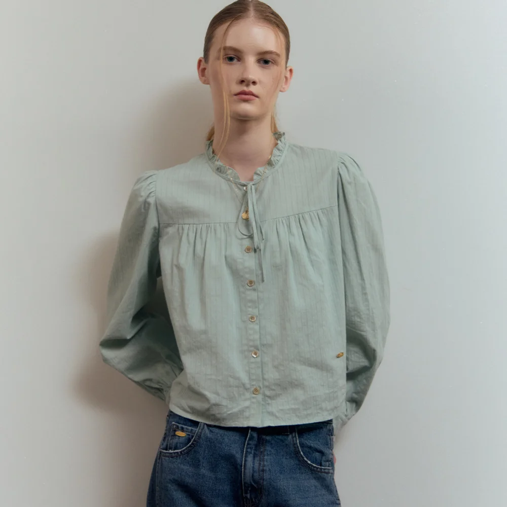 Autumn Matinee Blouse Mint