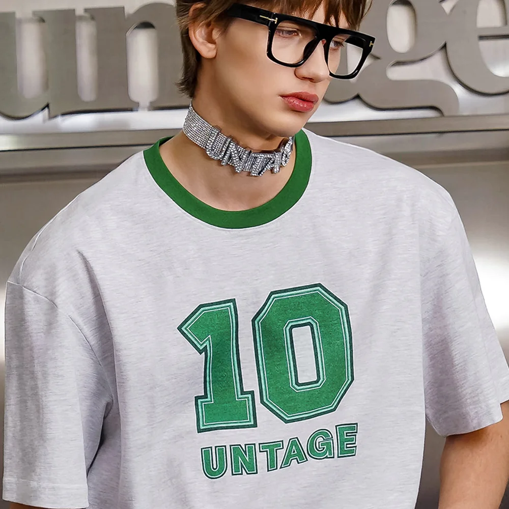 Number 印花 Ringer T恤(UNISEX)_UTT-ST18