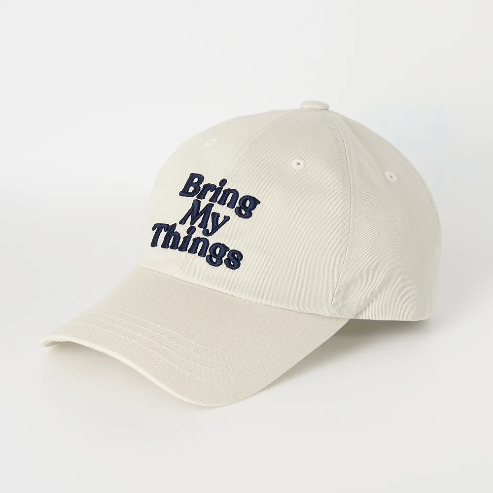 BMT 標誌 刺繡 棒球帽 帽_ivory