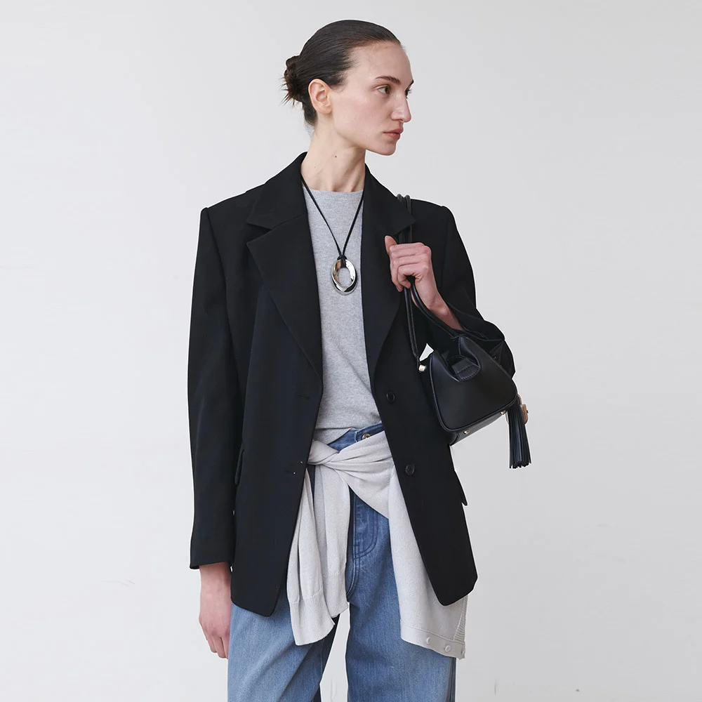Back Slit Tailored Jacket SW5SJ101-10