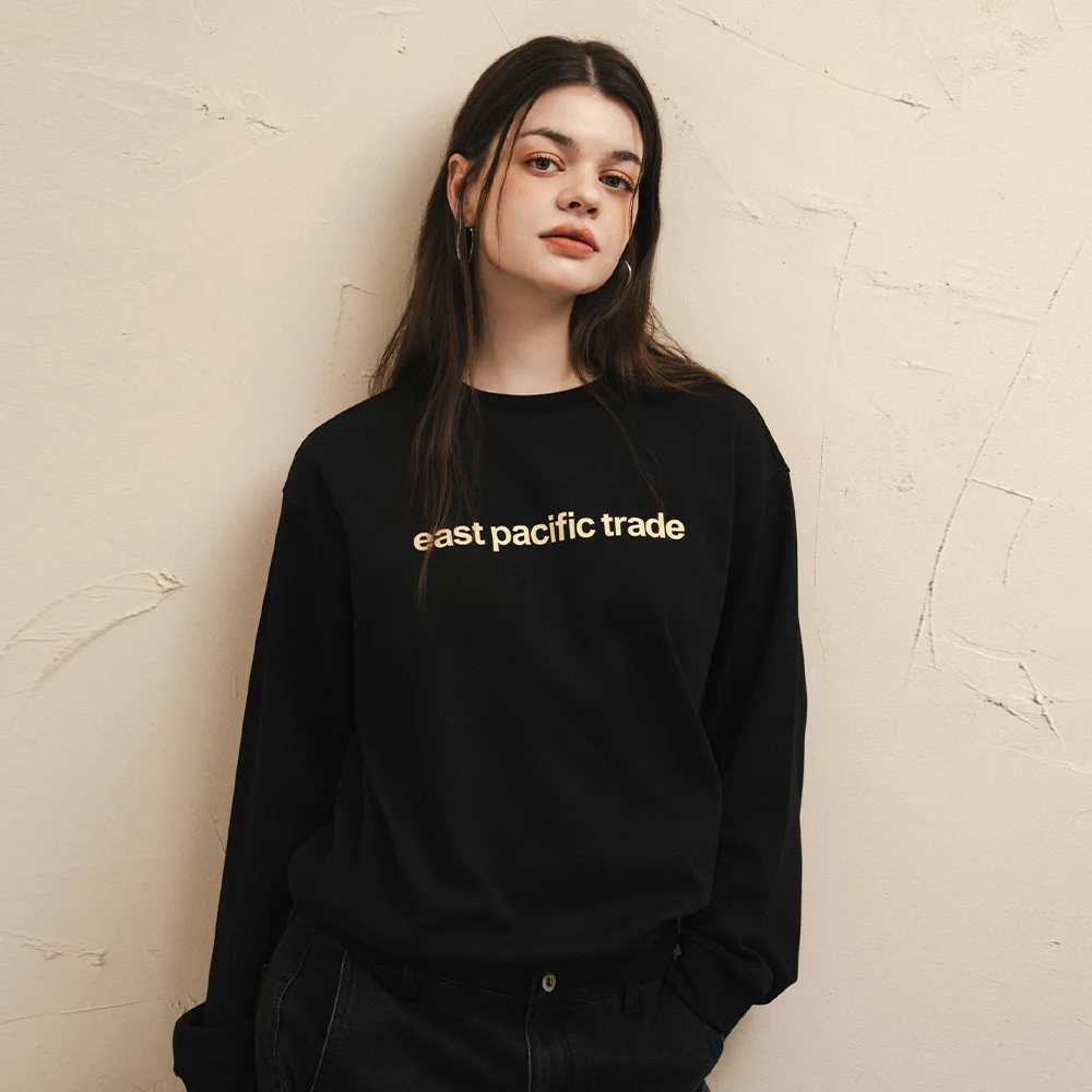 TRIANGLE FLAG SWEAT SHIRT (BLACK)