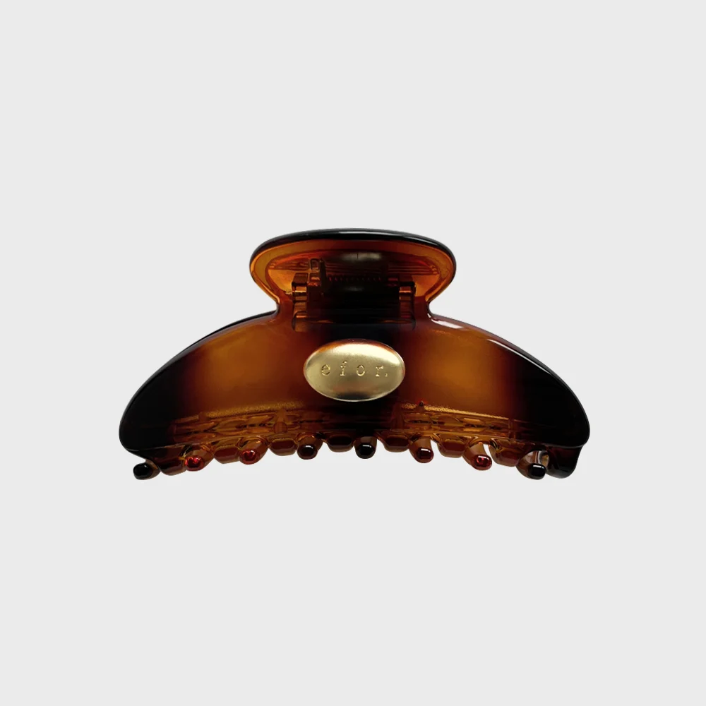 Logo Button Hair Clip M