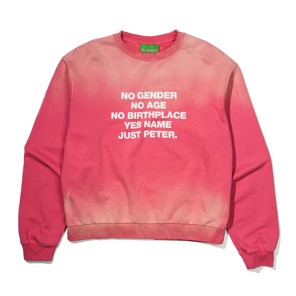 SLOGAN SWEATSHIRT - RED