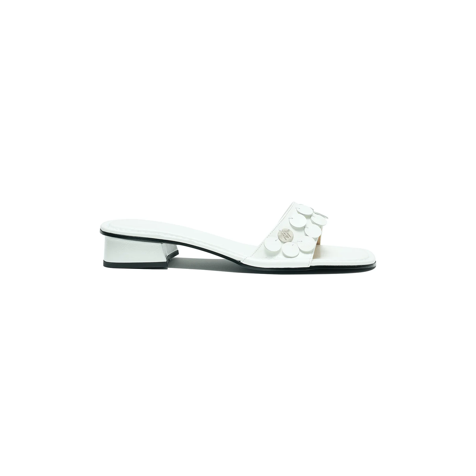 LEATHER SEQUIN MULES_WHITE