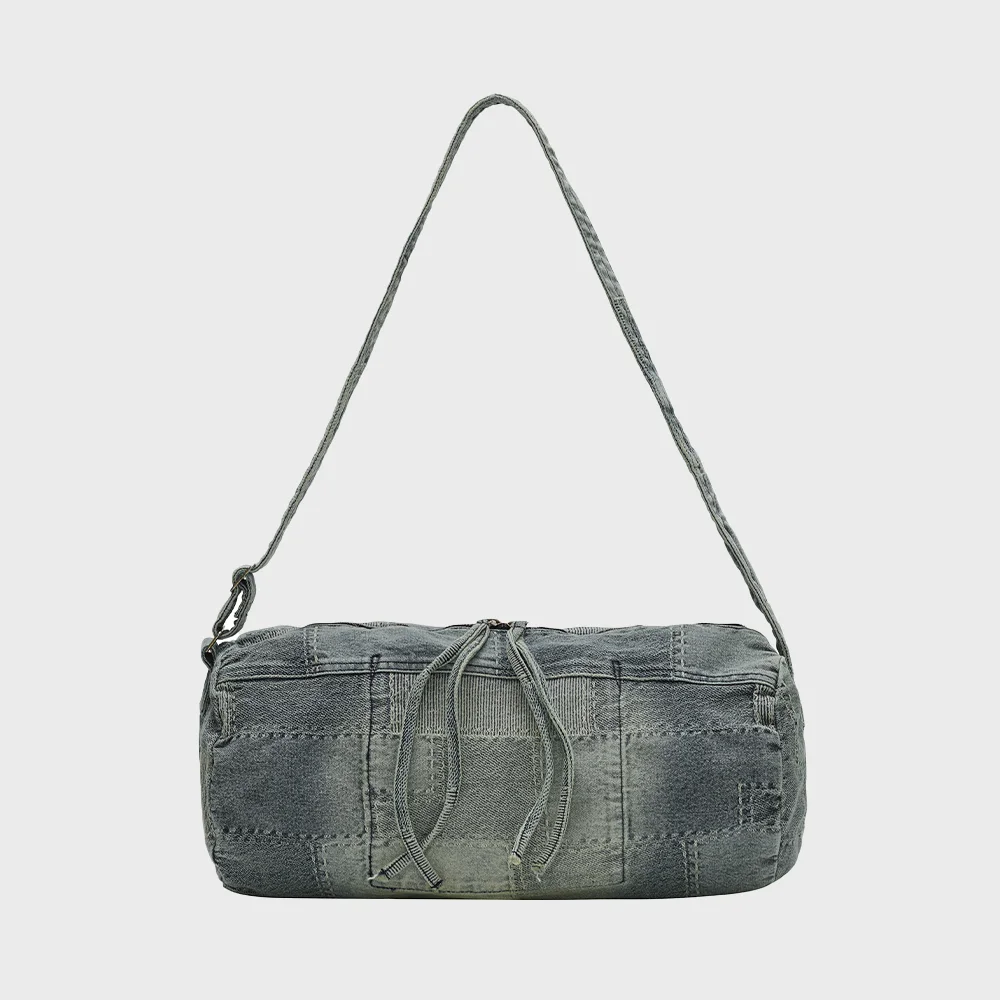 INDIGO PATCH BAG