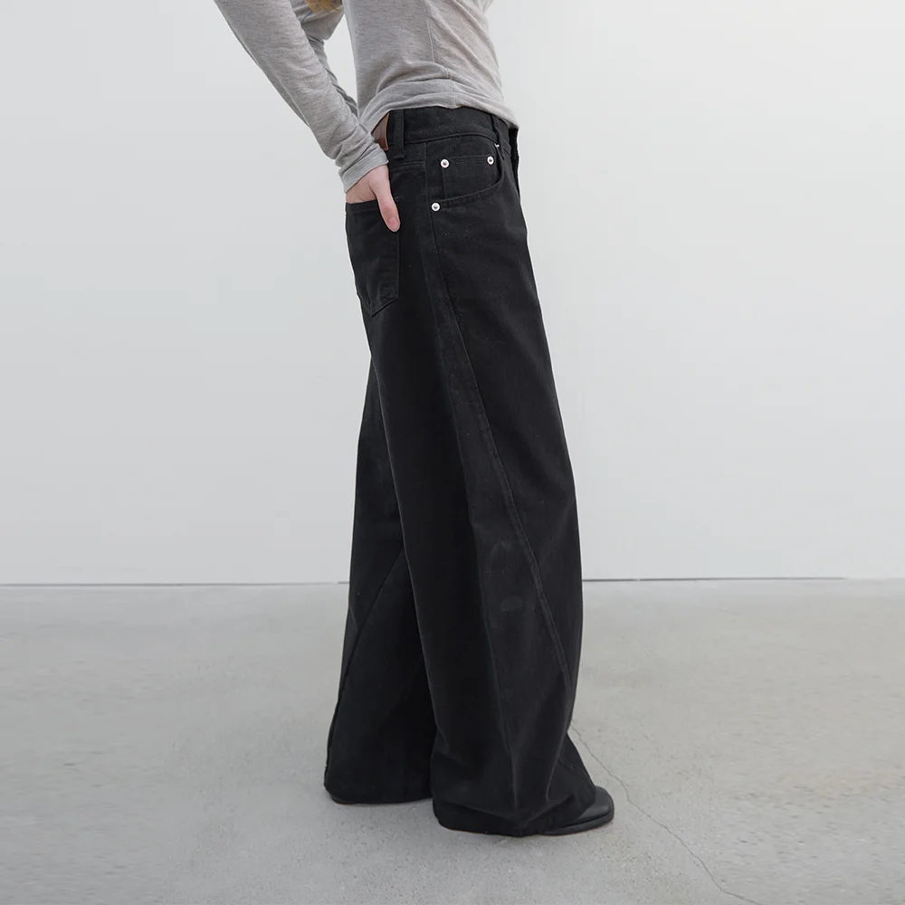 Peach barrel jean (black)