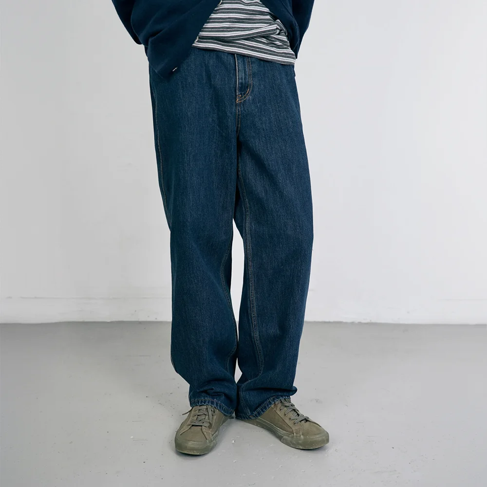 One Washed Denim Pants (Denim Blue)