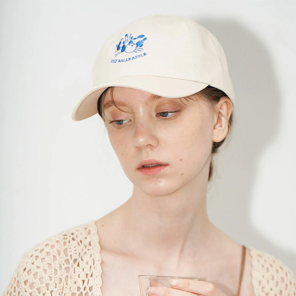 bowl cap (Beige blue)