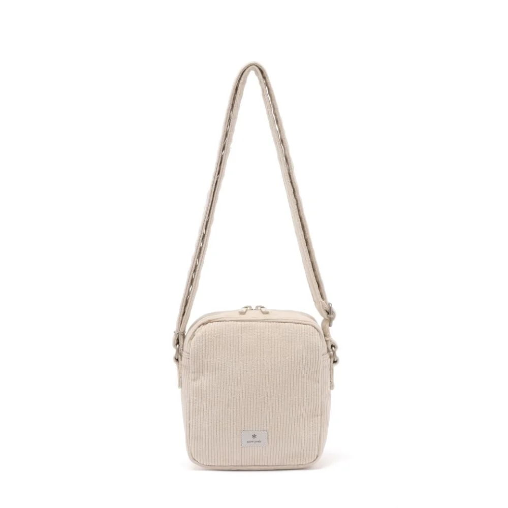 燈芯絨 斜揹袋 2L Light Beige (S26FWFCB63)
