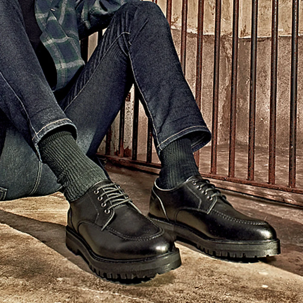 Miami Project 0491 Bayside 牛皮 4孔 Calf 德比鞋 皮鞋 Vantablack