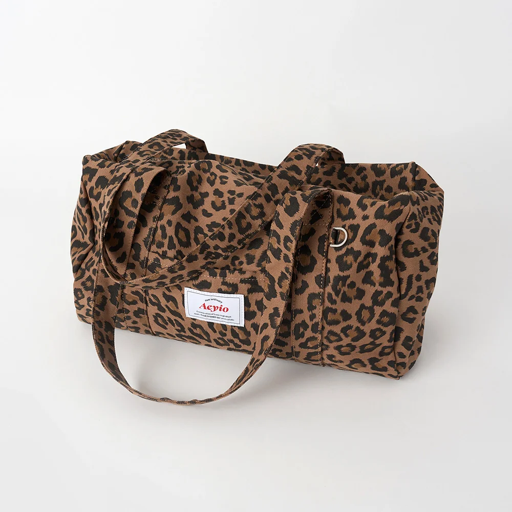 DAILY LEOPARD BOSTON BAG_日常 豹紋 波士頓袋 (2 COLORS)_ABT2010