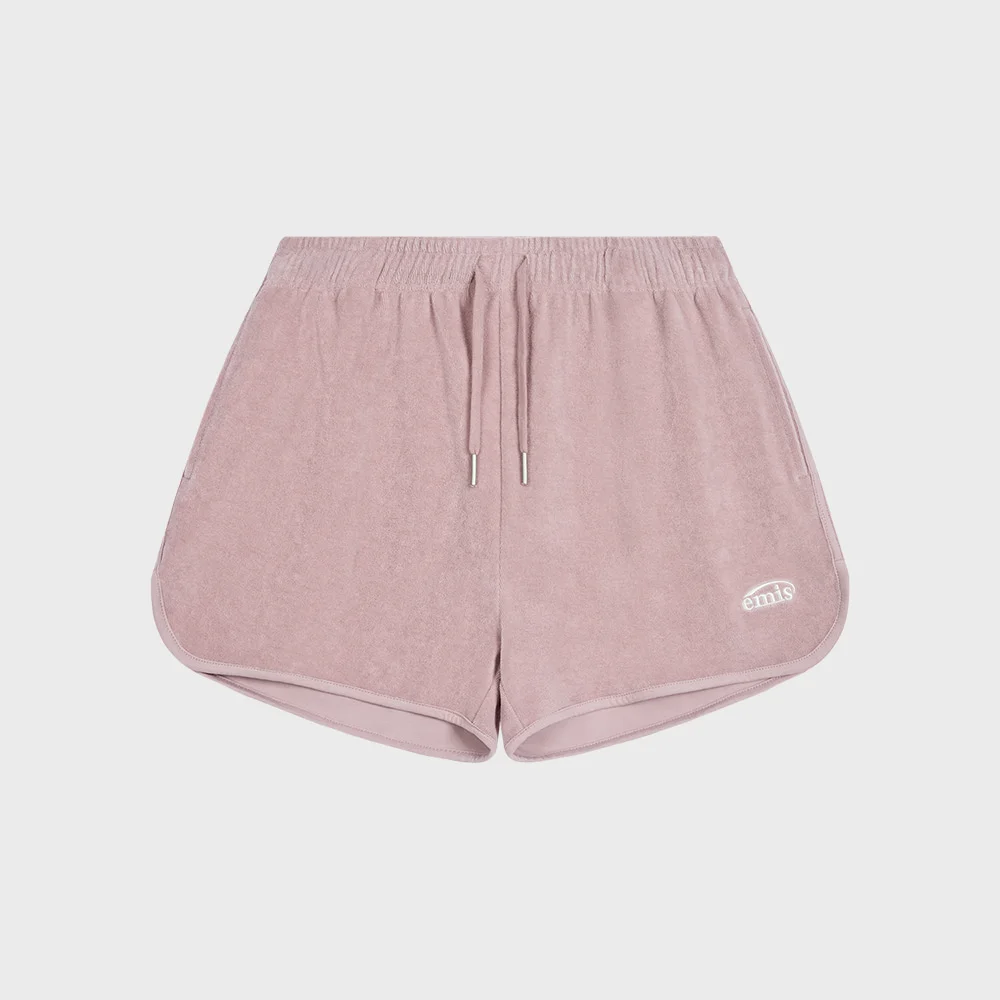 (W) TERRY SHORTS-PINK