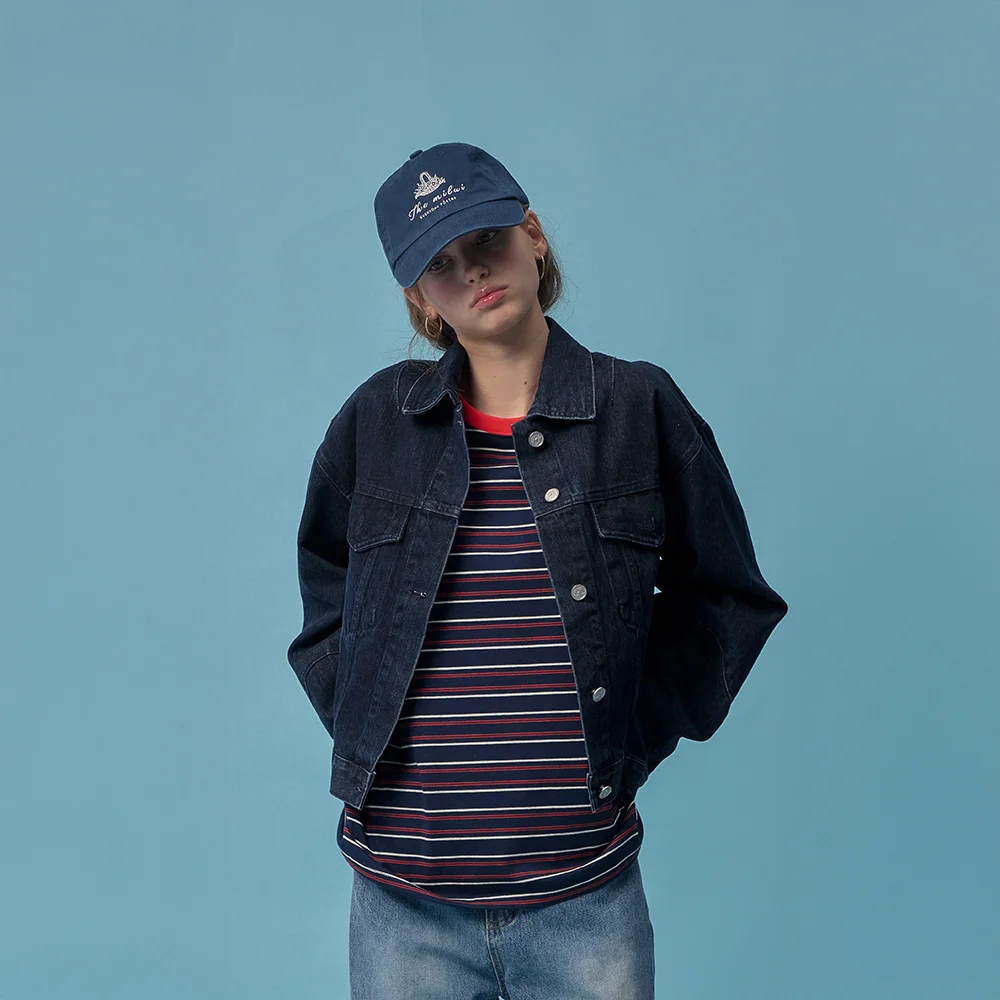 French Stripe Tee (Deep Navy)