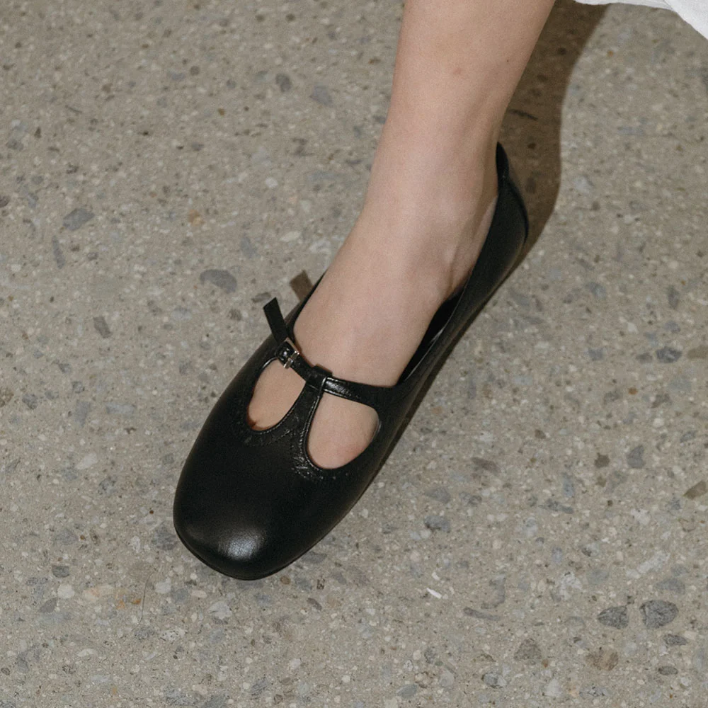 Maro flat shoes(Black)