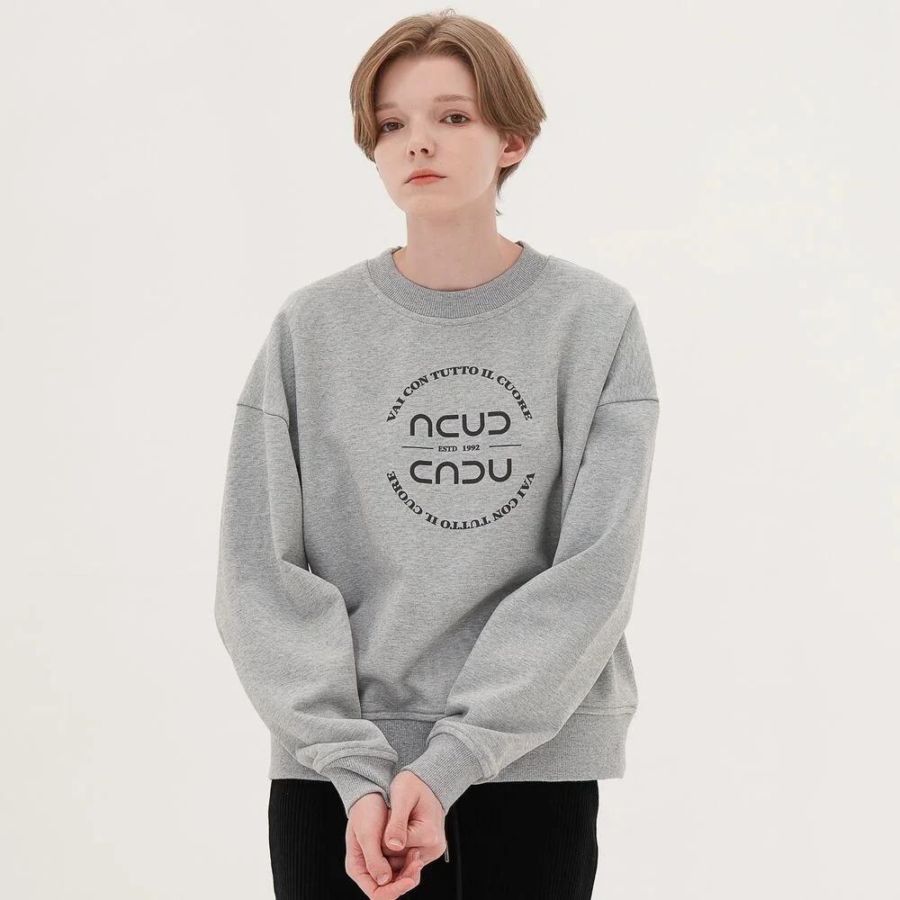 Circle Logo Sweatshirt _Grey