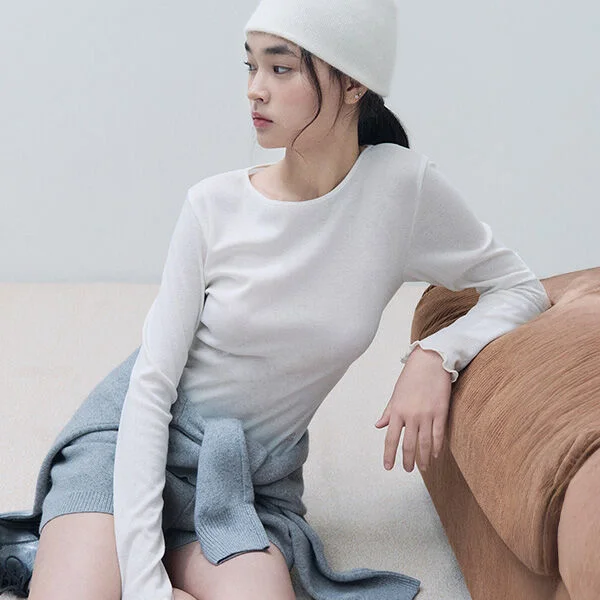 NUBASIC PUNCHING T-SHIRT WHITE