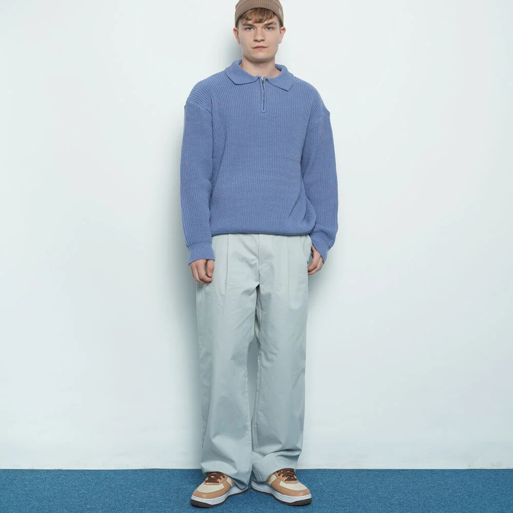 M456 banding cotton pants grey